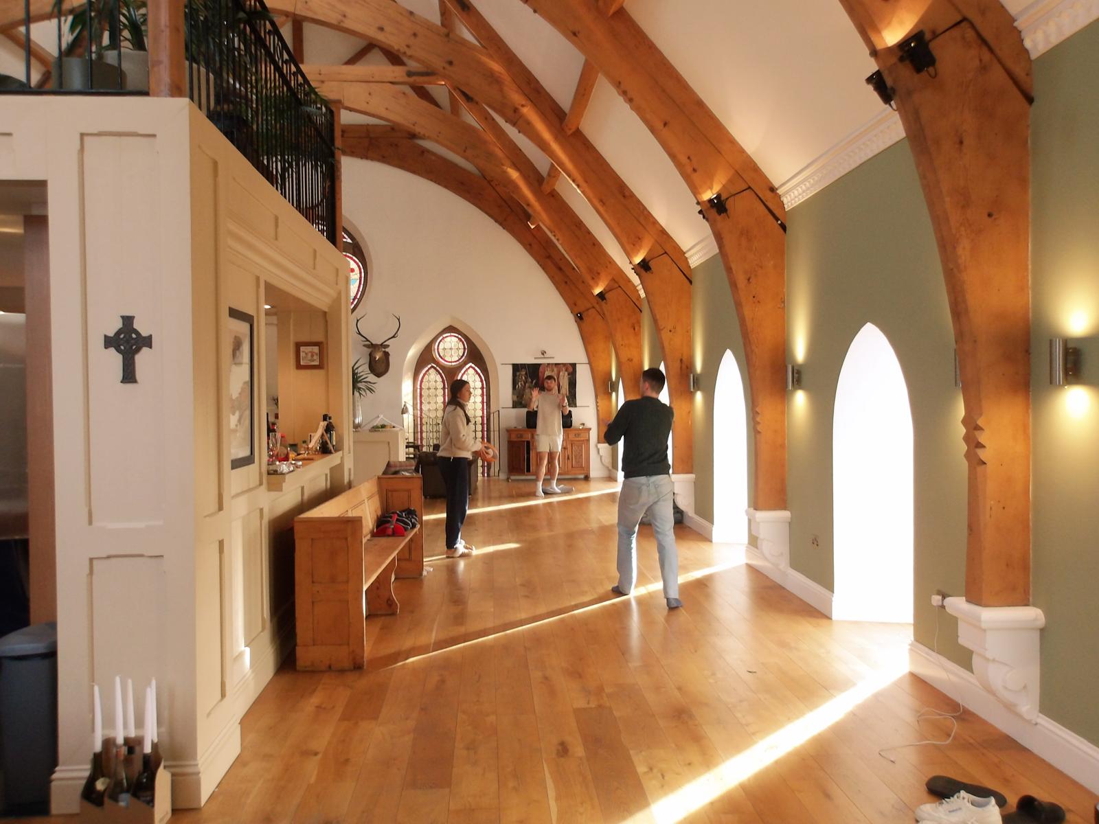 Throwing ball around